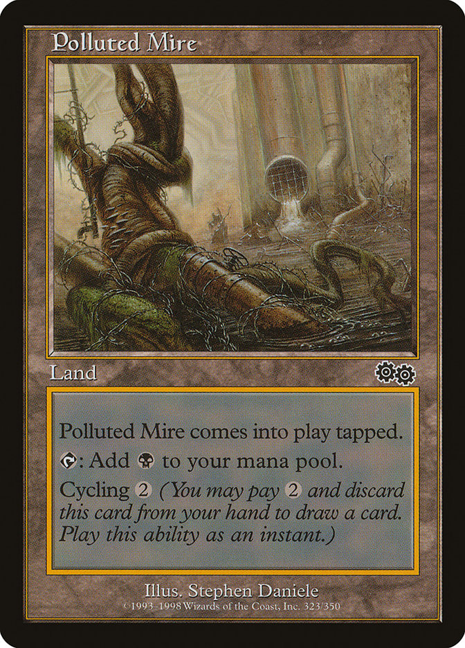 Polluted Mire [Urza's Saga] | Golgari Games