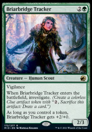 Briarbridge Tracker (Promo Pack) [Innistrad: Midnight Hunt Promos] | Golgari Games