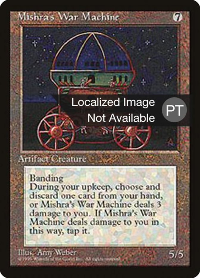 Mishra's War Machine [Fourth Edition (Foreign Black Border)] | Local Legends