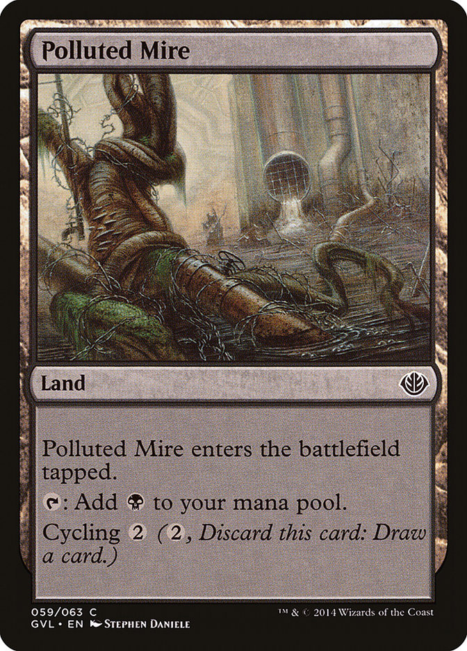 Polluted Mire (Garruk vs. Liliana) [Duel Decks Anthology] | Local Legends