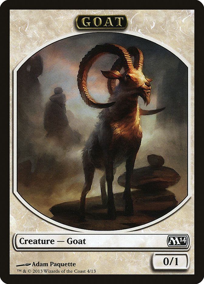 Goat Token [Magic 2014 Tokens] | Golgari Games