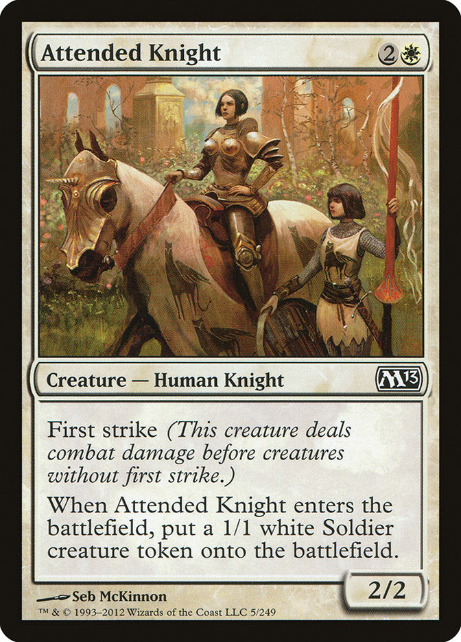 Attended Knight [Magic 2013] | Golgari Games