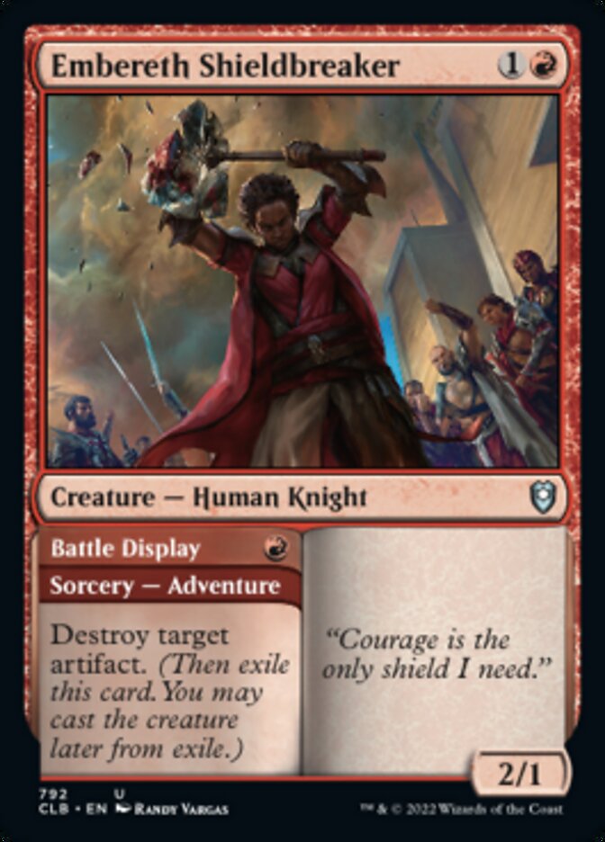 Embereth Shieldbreaker // Battle Display [Commander Legends: Battle for Baldur's Gate] | Local Legends