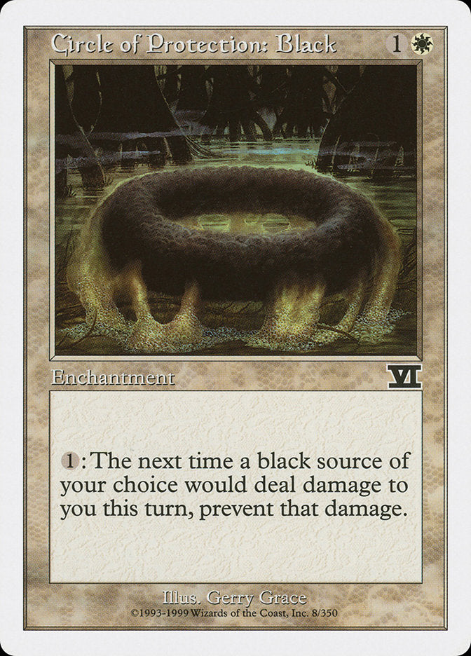 Circle of Protection: Black [Classic Sixth Edition] | Local Legends
