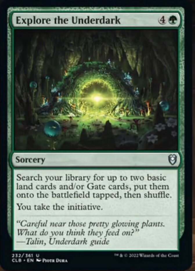 Explore the Underdark [Commander Legends: Battle for Baldur's Gate] | Local Legends
