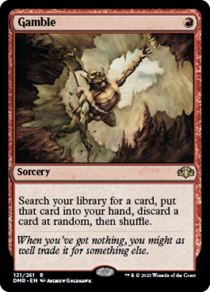 Gamble [Dominaria Remastered] | Local Legends