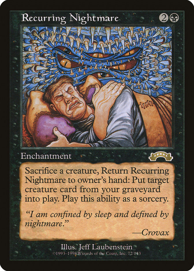 Recurring Nightmare [Exodus] | Golgari Games