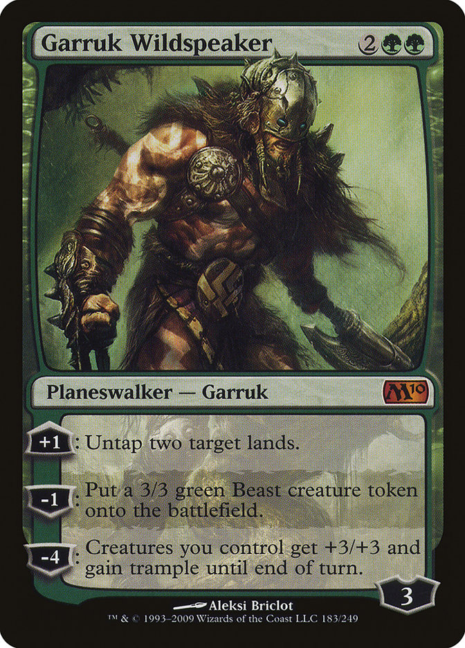 Garruk Wildspeaker [Magic 2010] | Golgari Games