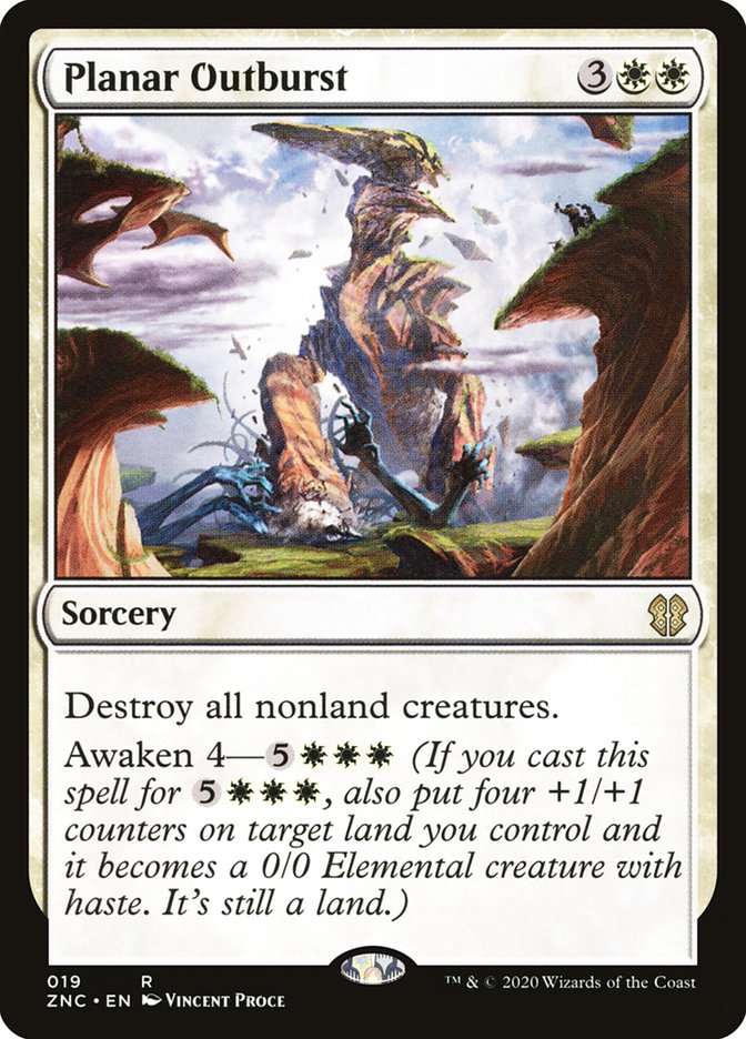 Planar Outburst [Zendikar Rising Commander] | Local Legends