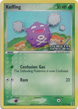 Koffing (72/113) (Stamped) [EX: Delta Species] | Golgari Games