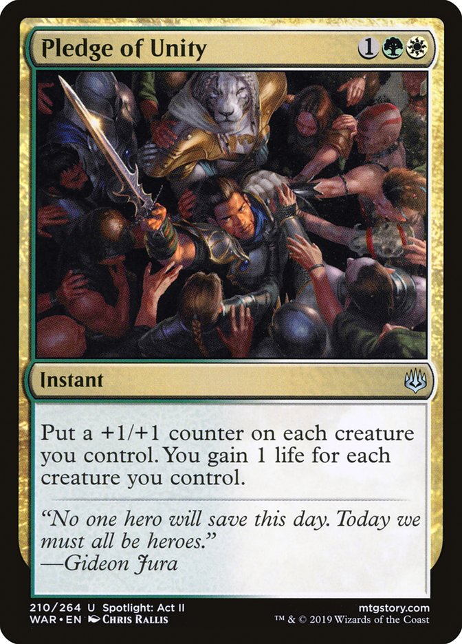Pledge of Unity [War of the Spark] | Local Legends