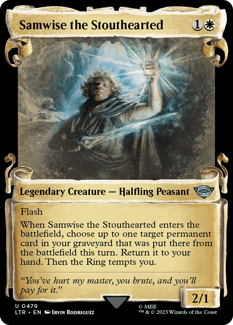 Samwise the Stouthearted [The Lord of the Rings: Tales of Middle-Earth Showcase Scrolls] | Golgari Games