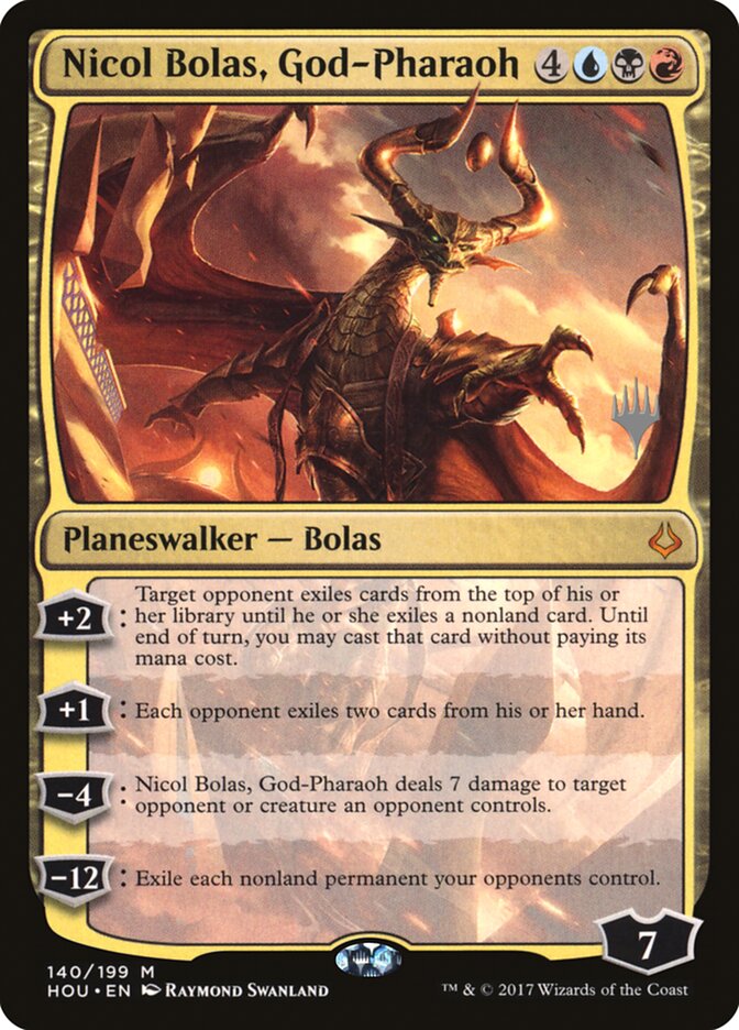 Nicol Bolas, God-Pharaoh (Promo Pack) [Hour of Devastation Promos] | Golgari Games