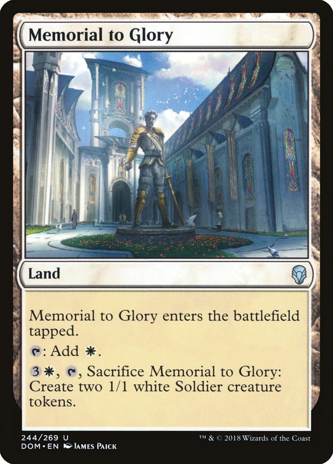 Memorial to Glory [Dominaria] | Local Legends