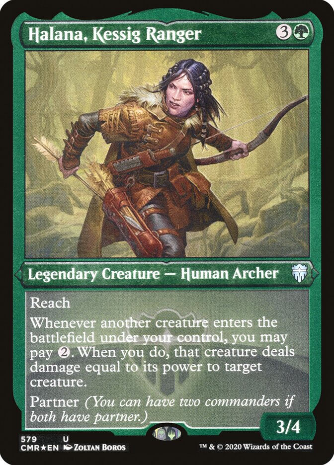 Halana, Kessig Ranger (Foil Etched) [Commander Legends] | Golgari Games