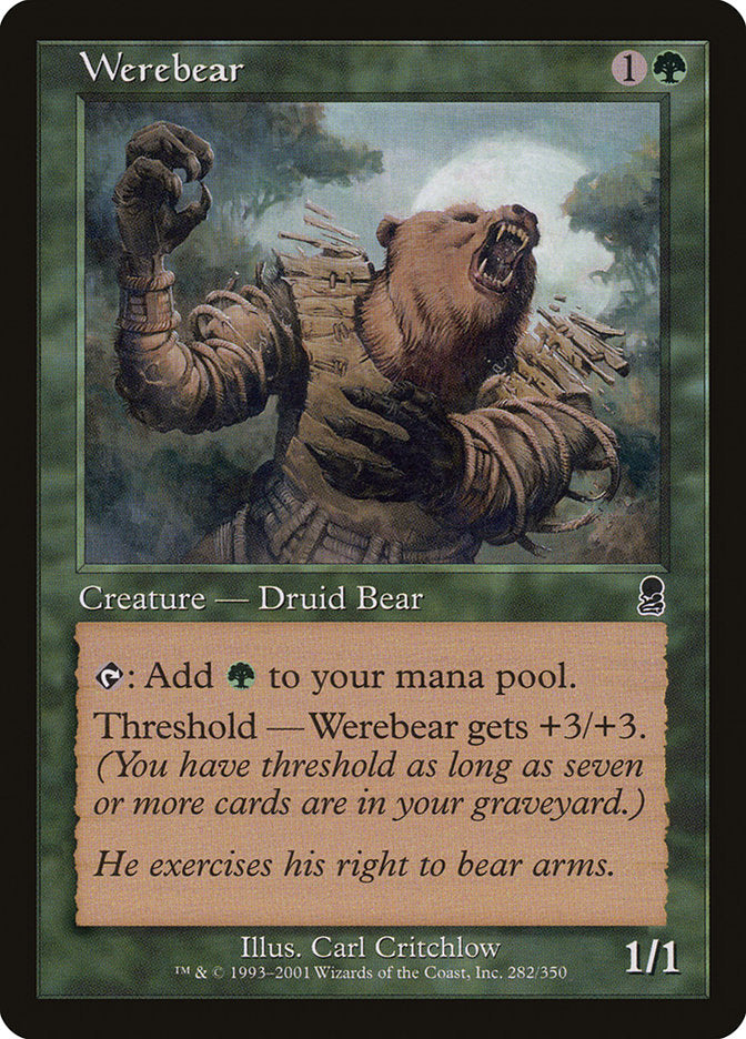 Werebear [Odyssey] | Golgari Games