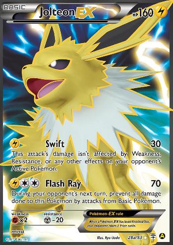 Jolteon EX (28a/83) (Alternate Art Promo) [XY: Generations] | Golgari Games