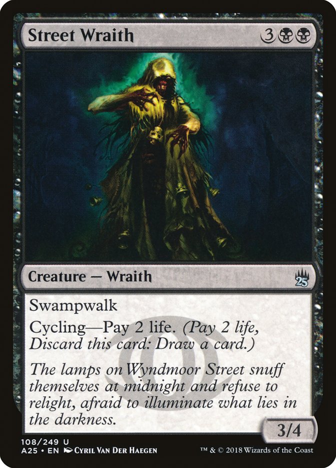 Street Wraith [Masters 25] | Golgari Games