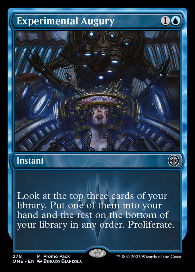 Experimental Augury (Promo Pack) [Phyrexia: All Will Be One Promos] | Local Legends