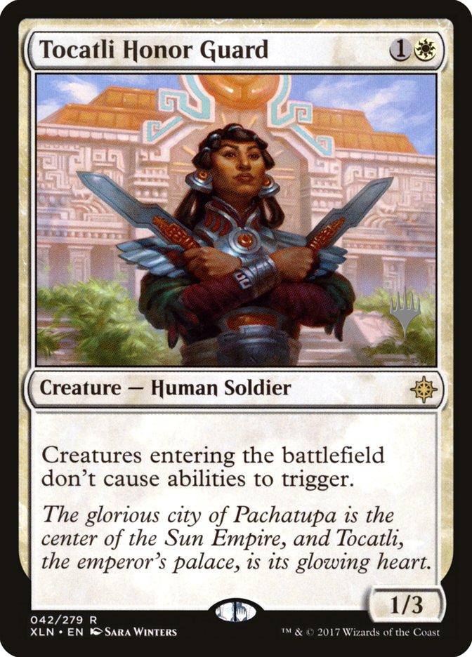 Tocatli Honor Guard (Promo Pack) [Ixalan Promos] | Golgari Games