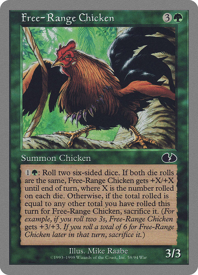 Free-Range Chicken [Unglued] | Golgari Games