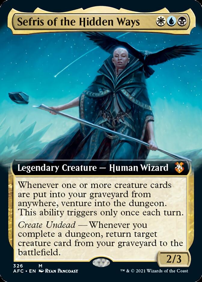 Sefris of the Hidden Ways (Extended Art) [Dungeons & Dragons: Adventures in the Forgotten Realms Commander] | Local Legends