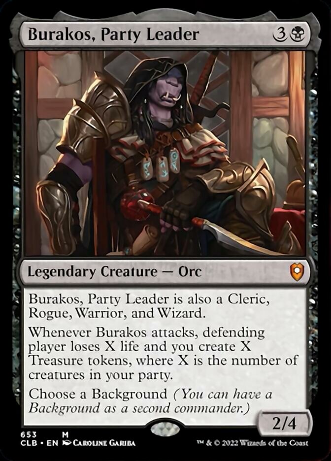 Burakos, Party Leader [Commander Legends: Battle for Baldur's Gate] | Golgari Games