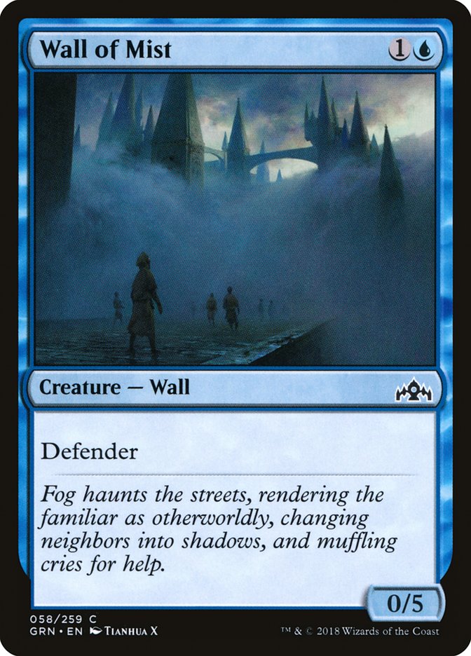 Wall of Mist [Guilds of Ravnica] | Golgari Games