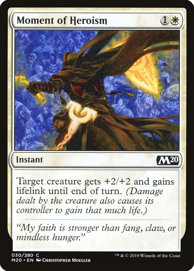 Moment of Heroism [Core Set 2020] | Local Legends