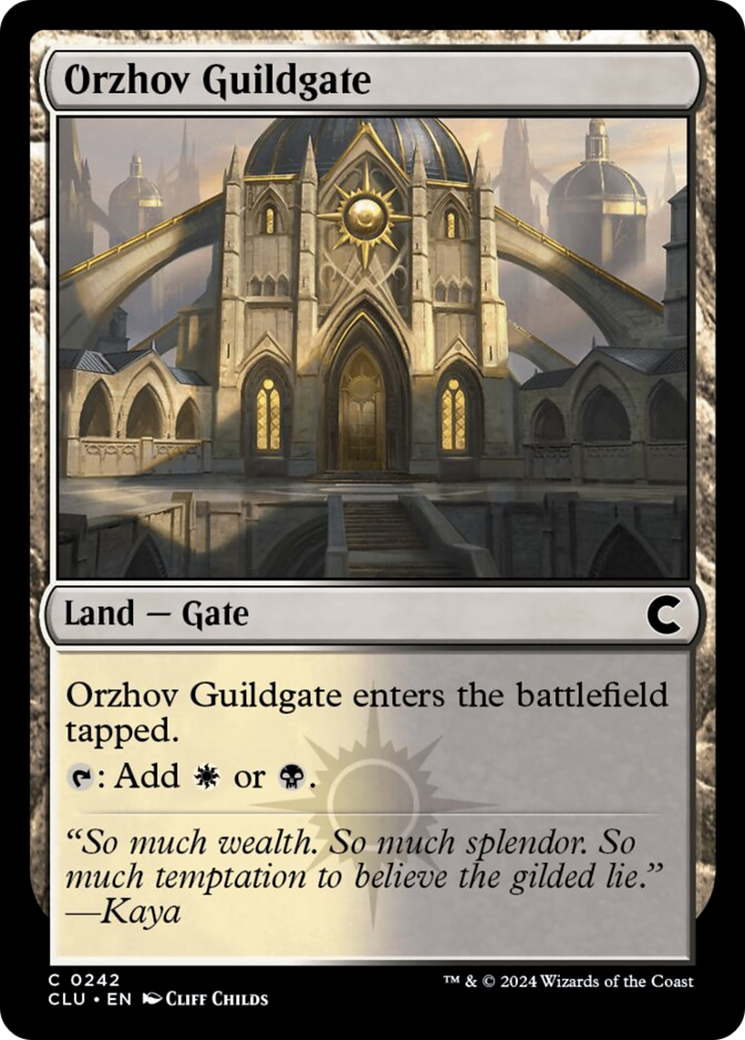 Orzhov Guildgate [Ravnica: Clue Edition] | Golgari Games