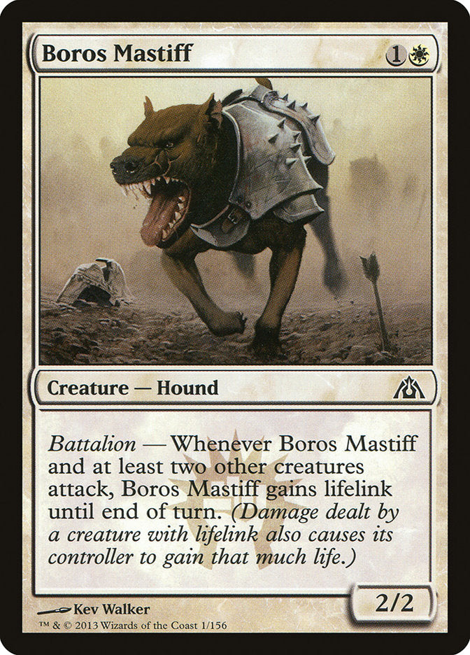 Boros Mastiff [Dragon's Maze] | Golgari Games