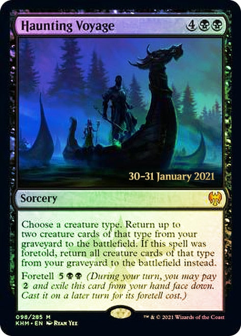 Haunting Voyage [Kaldheim Prerelease Promos] | Golgari Games