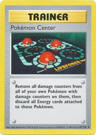 Pokemon Center (85/102) [Base Set Shadowless Unlimited] | Golgari Games