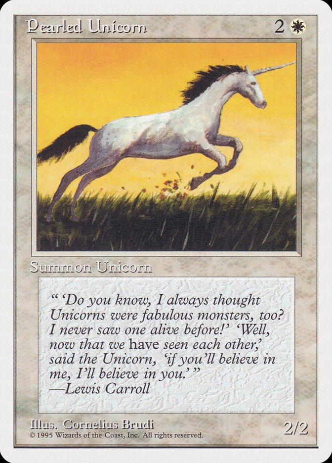 Pearled Unicorn [Rivals Quick Start Set] | Golgari Games