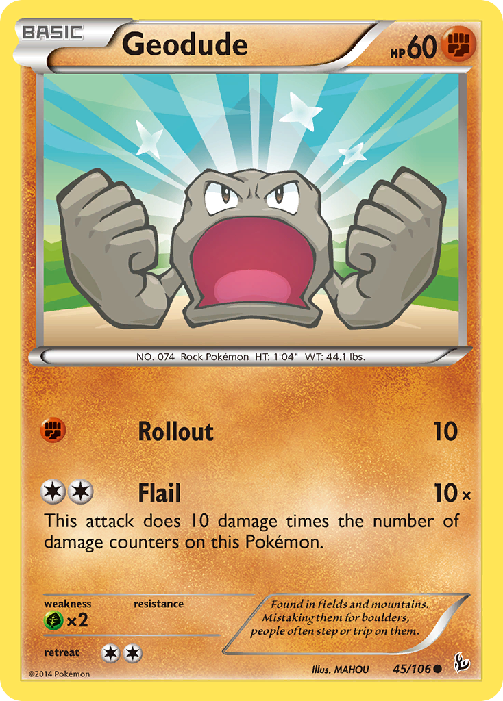 Geodude (45/106) [XY: Flashfire] | Golgari Games