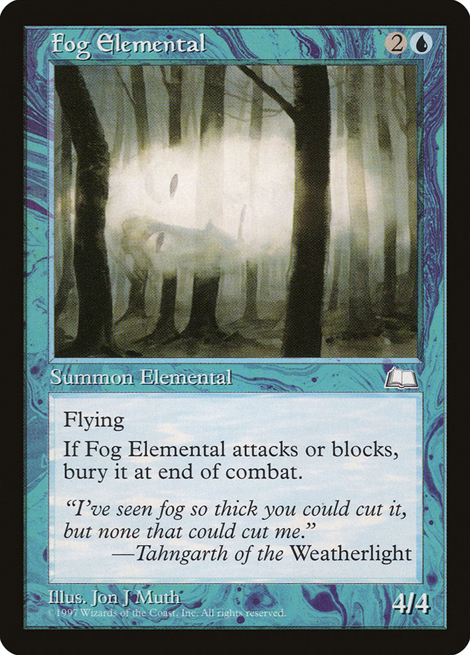 Fog Elemental [Weatherlight] | Local Legends