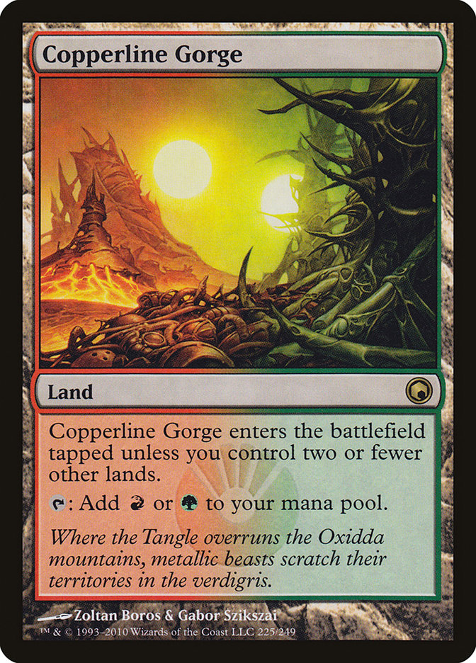 Copperline Gorge [Scars of Mirrodin] | Local Legends