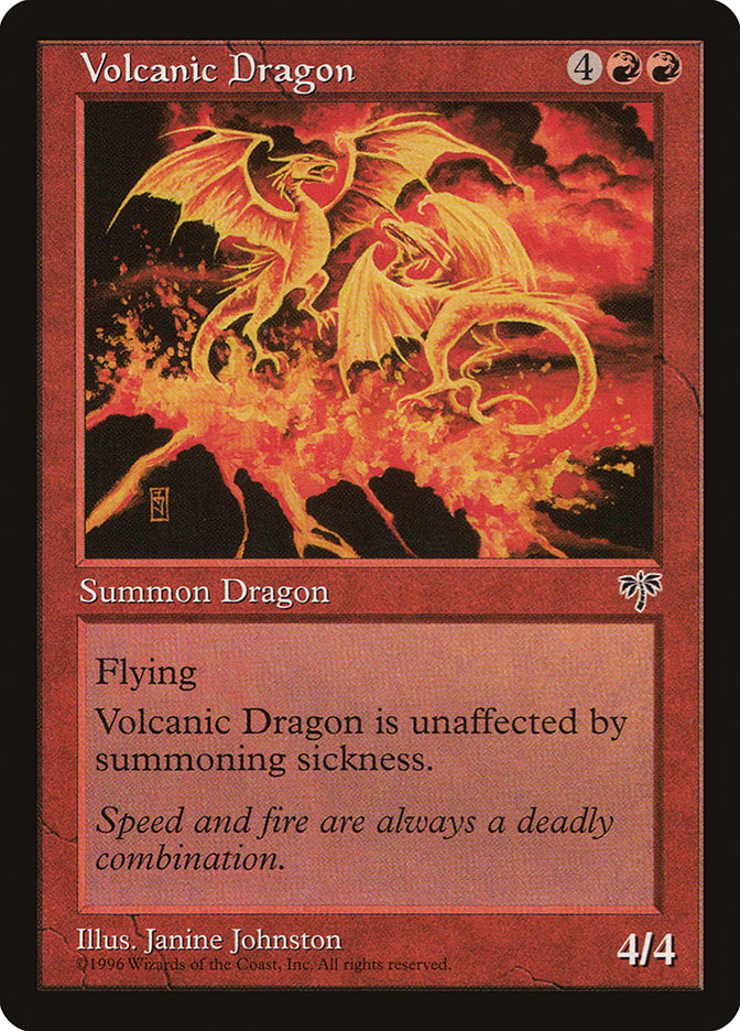 Volcanic Dragon [Mirage] | Golgari Games