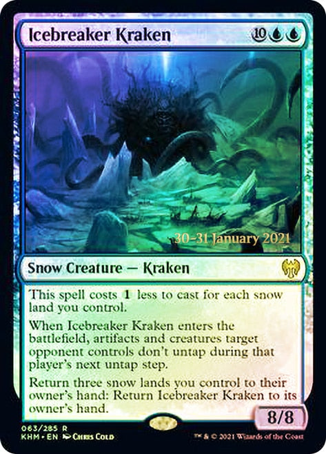 Icebreaker Kraken [Kaldheim Prerelease Promos] | Local Legends