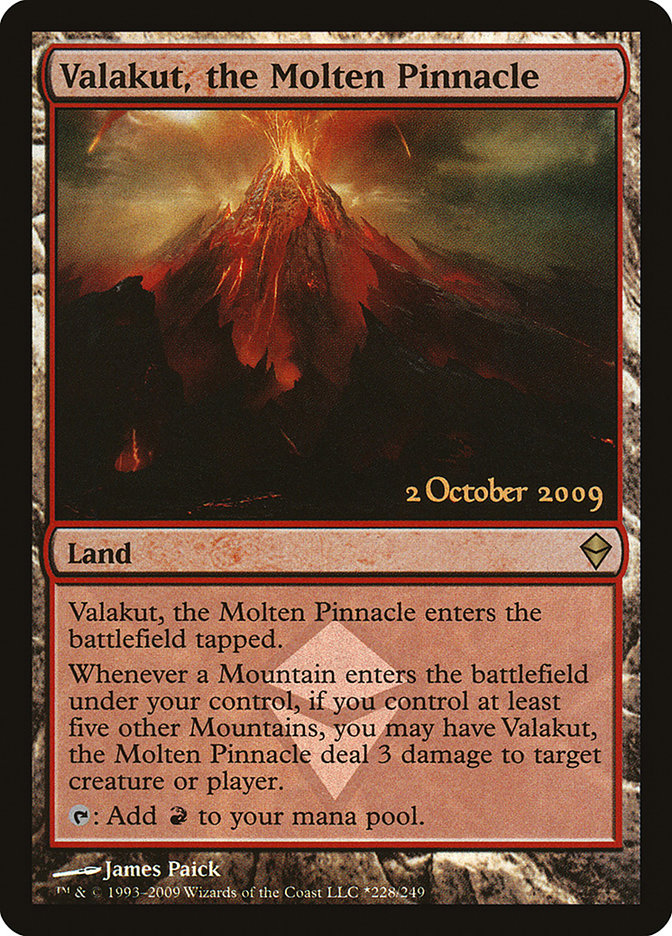 Valakut, the Molten Pinnacle [Zendikar Prerelease Promos] | Local Legends