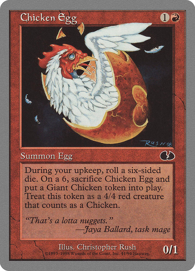 Chicken Egg [Unglued] | Golgari Games