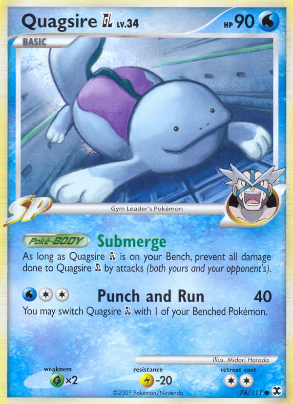 Quagsire GL (76/111) [Platinum: Rising Rivals] | Golgari Games