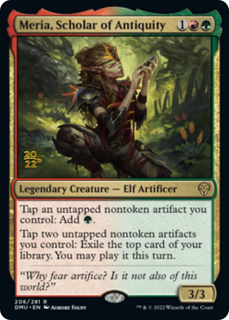 Meria, Scholar of Antiquity [Dominaria United Prerelease Promos] | Local Legends