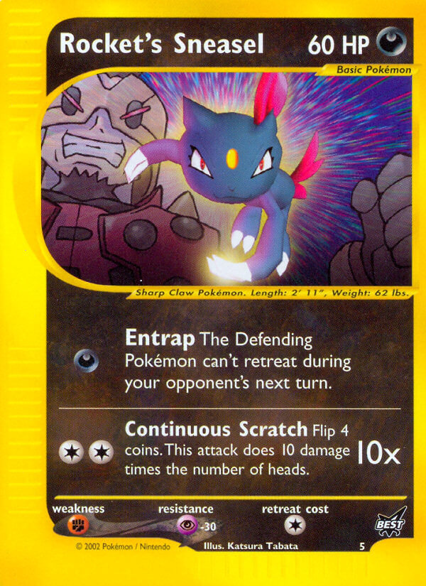Rocket's Sneasel (5) [Best of Promos] | Local Legends