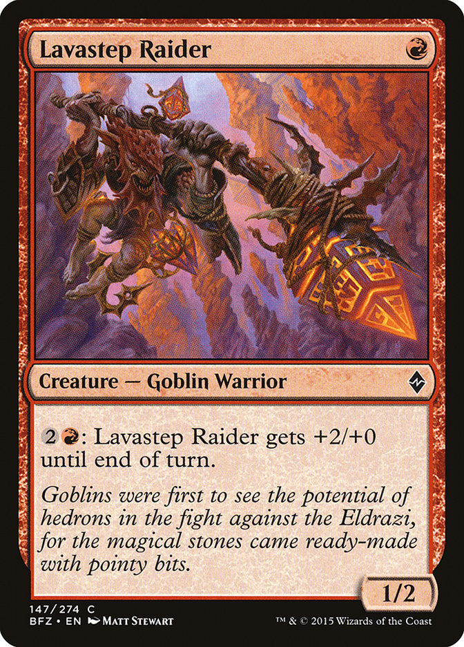 Lavastep Raider [Battle for Zendikar] | Golgari Games