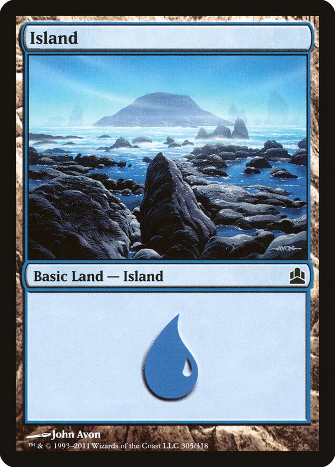 Island (305) [Commander 2011] | Golgari Games