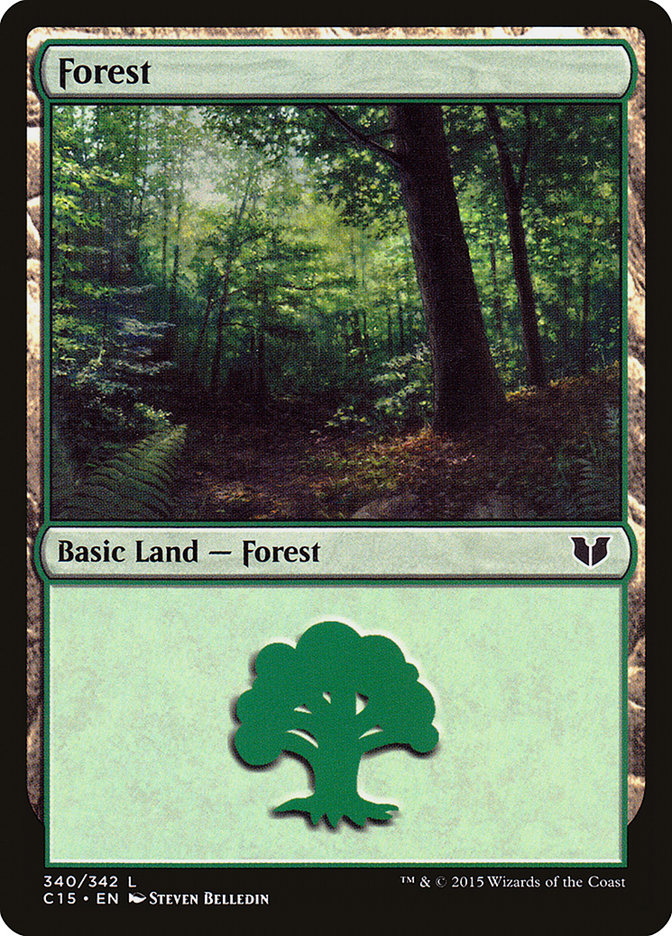 Forest (340) [Commander 2015] | Local Legends