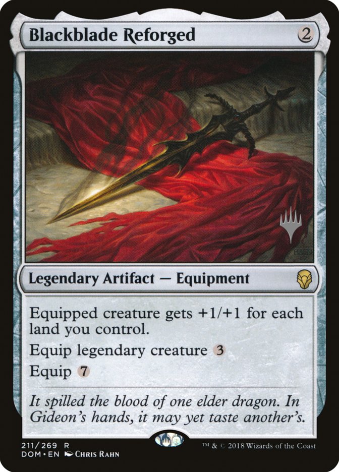 Blackblade Reforged (Promo Pack) [Dominaria Promos] | Golgari Games