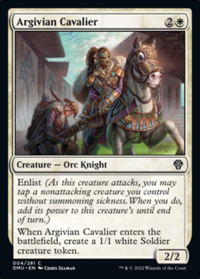 Argivian Cavalier [Dominaria United] | Golgari Games