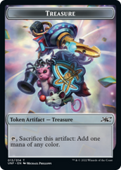 Teddy Bear // Treasure (013) Double-sided Token [Unfinity Tokens] | Golgari Games